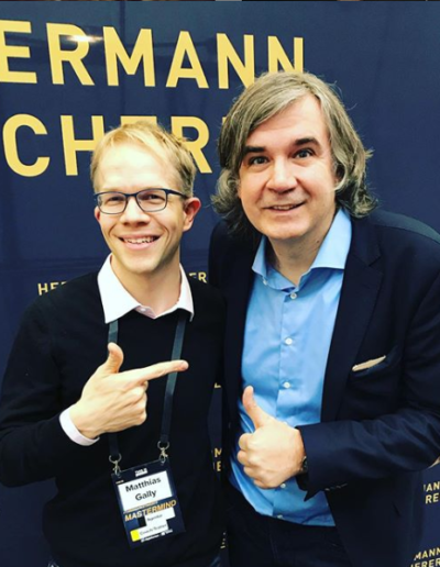 Mit Unternehmer, Speaker und Bestseller Autor Hermann Scherer